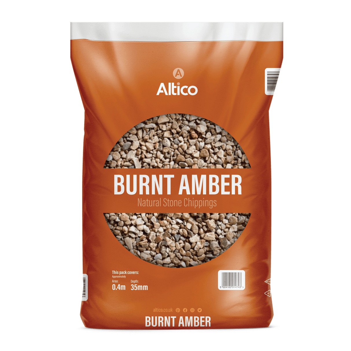 Altico Burnt Amber 8 - 12 mm Bulk Bag