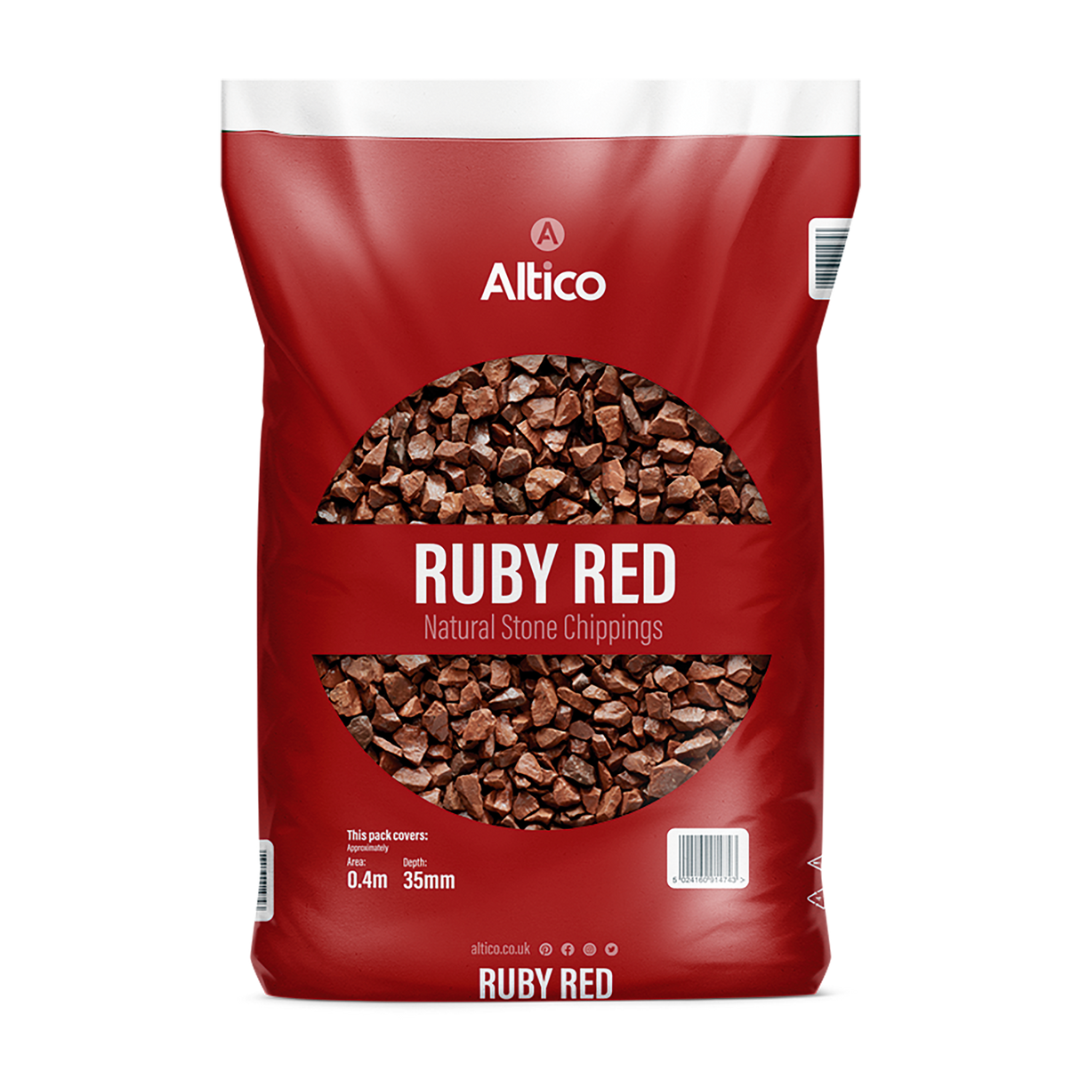 Altico Ruby Red 14 - 20mm - Bulk Bag