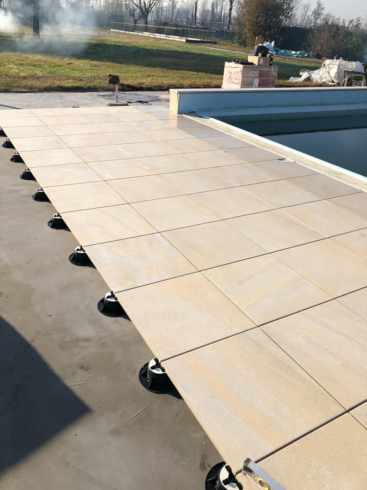 Canyon Sand Italian Porcelain Patio Kit