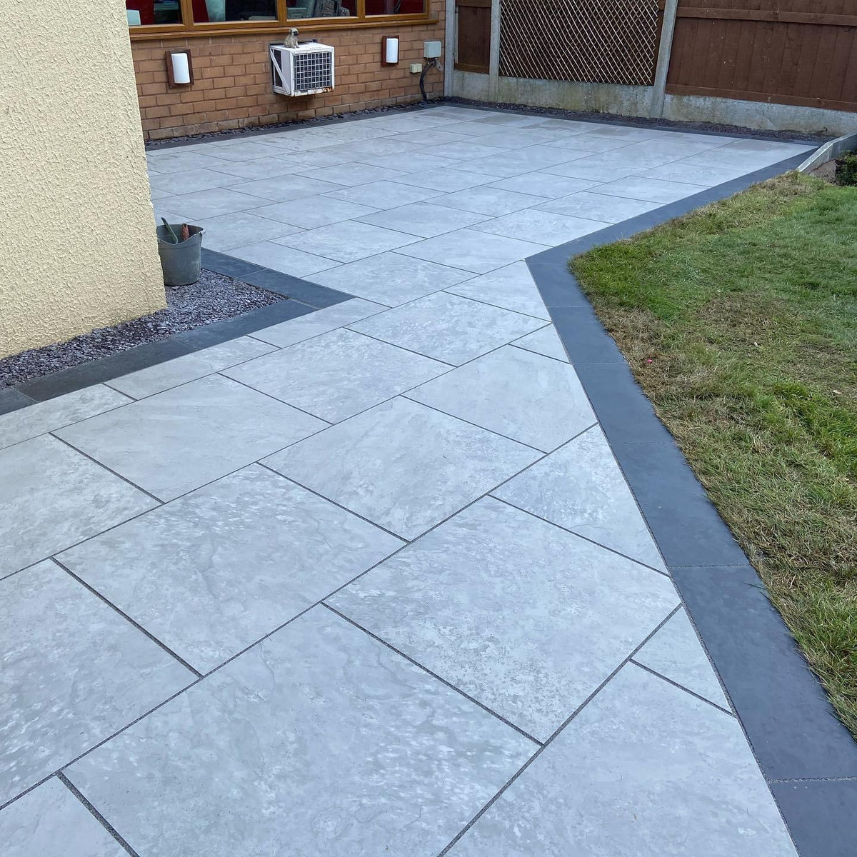 Dawn Light Grey Portuguese Porcelain 600 x 600 mm Decorative Paving