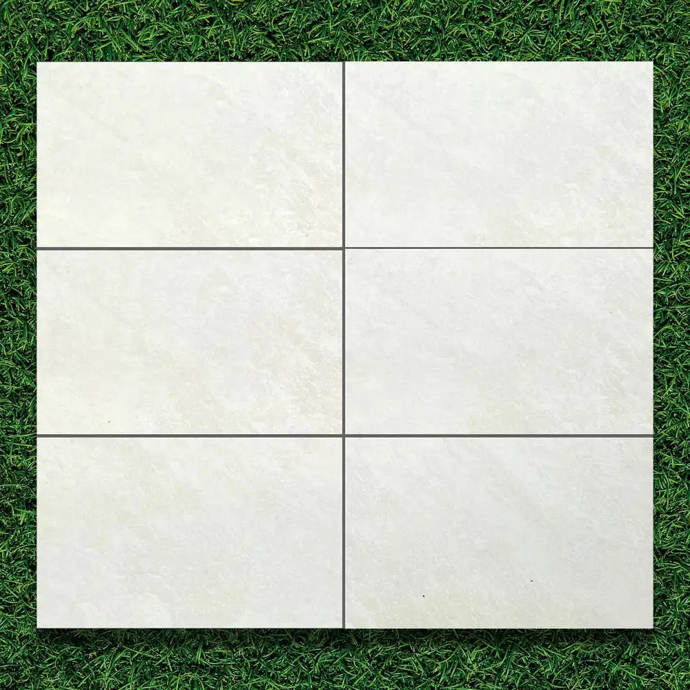 Quartz White Porcelain Patio Kit