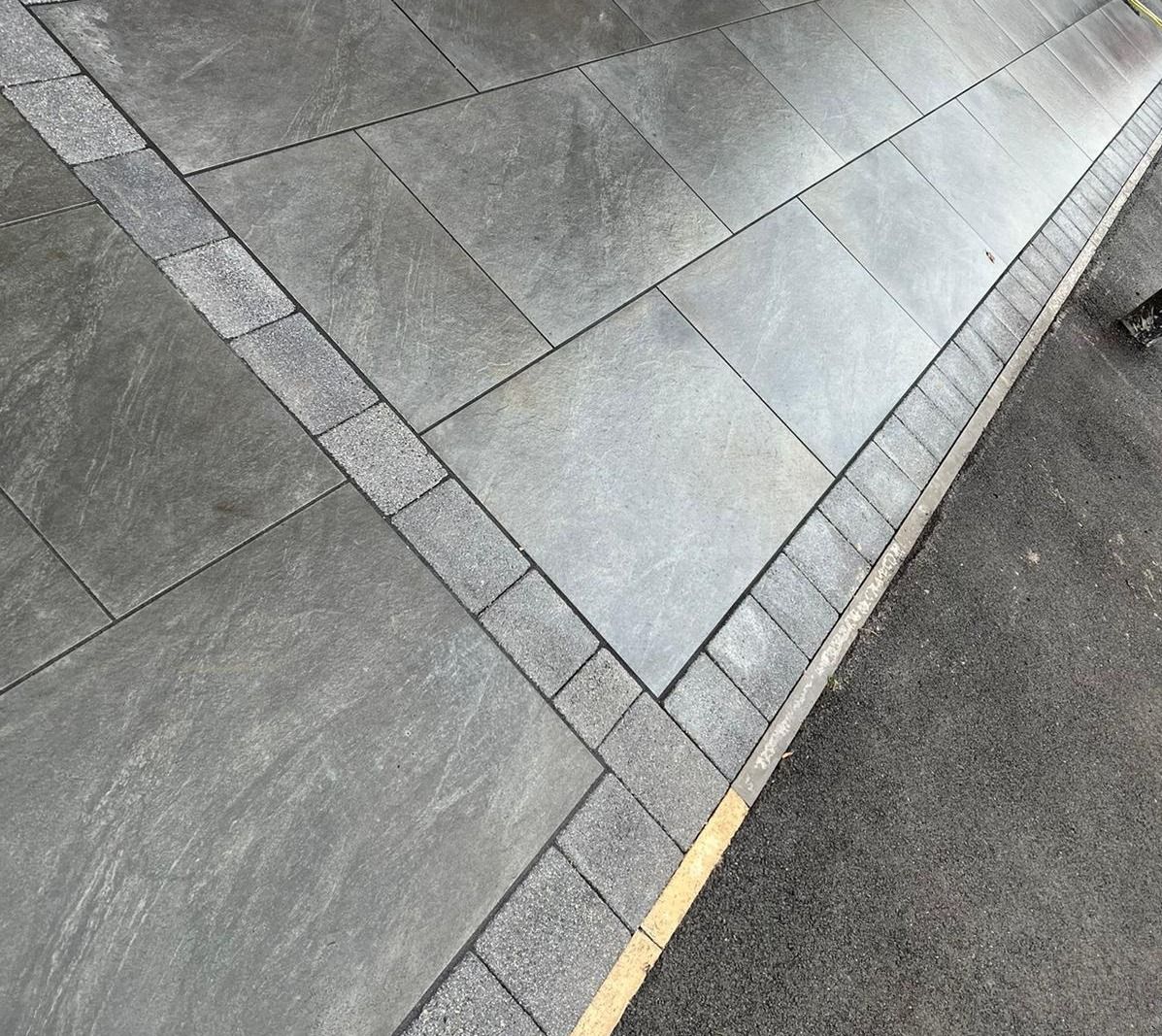 Anthracite Porcelain Patio Kit