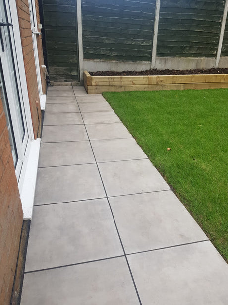 Ground Light Grey Italian Porcelain 900 x 600 mm