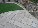 Kandla Grey Indian Sandstone Paving - 600 x 600 mm - Tumbled
