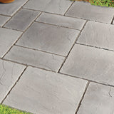 Kandla Grey Indian Sandstone Paving  - 900 x 600 mm - Tumbled
