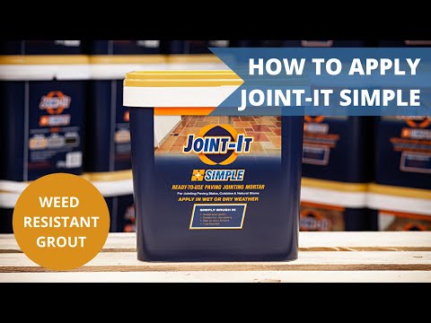 Joint-It Simple 20kgs Tub Ready to use Paving Jointing Mortar