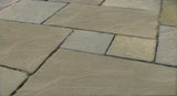 Raj Green Indian Sandstone Paving 900 x 600 mm - Tumbled